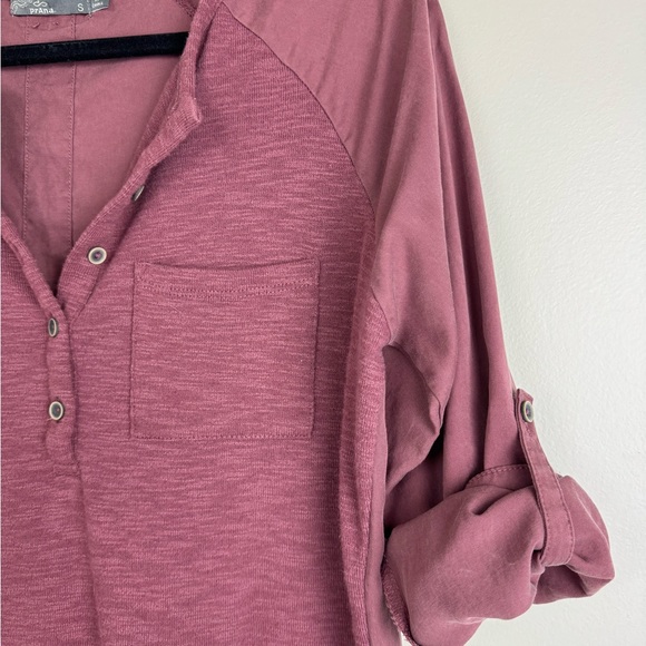 Prana Hensley Henley Dress Mauve Size Small - Picture 9 of 15